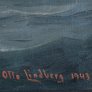 OTTO LINDBERG, olja på duk. Sign o dat 1943.