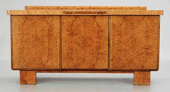 SIDEBOARD, art deco, brickmärkt Deutsche WK(Wohnungskunst)-Möbel, 1930-tal. Numr á tergo.