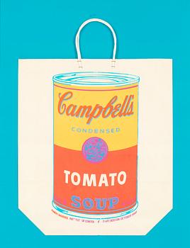 264. Andy Warhol, "Campbell's soup can on shopping bag".