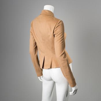 A wooljacket by Ralph Lauren.