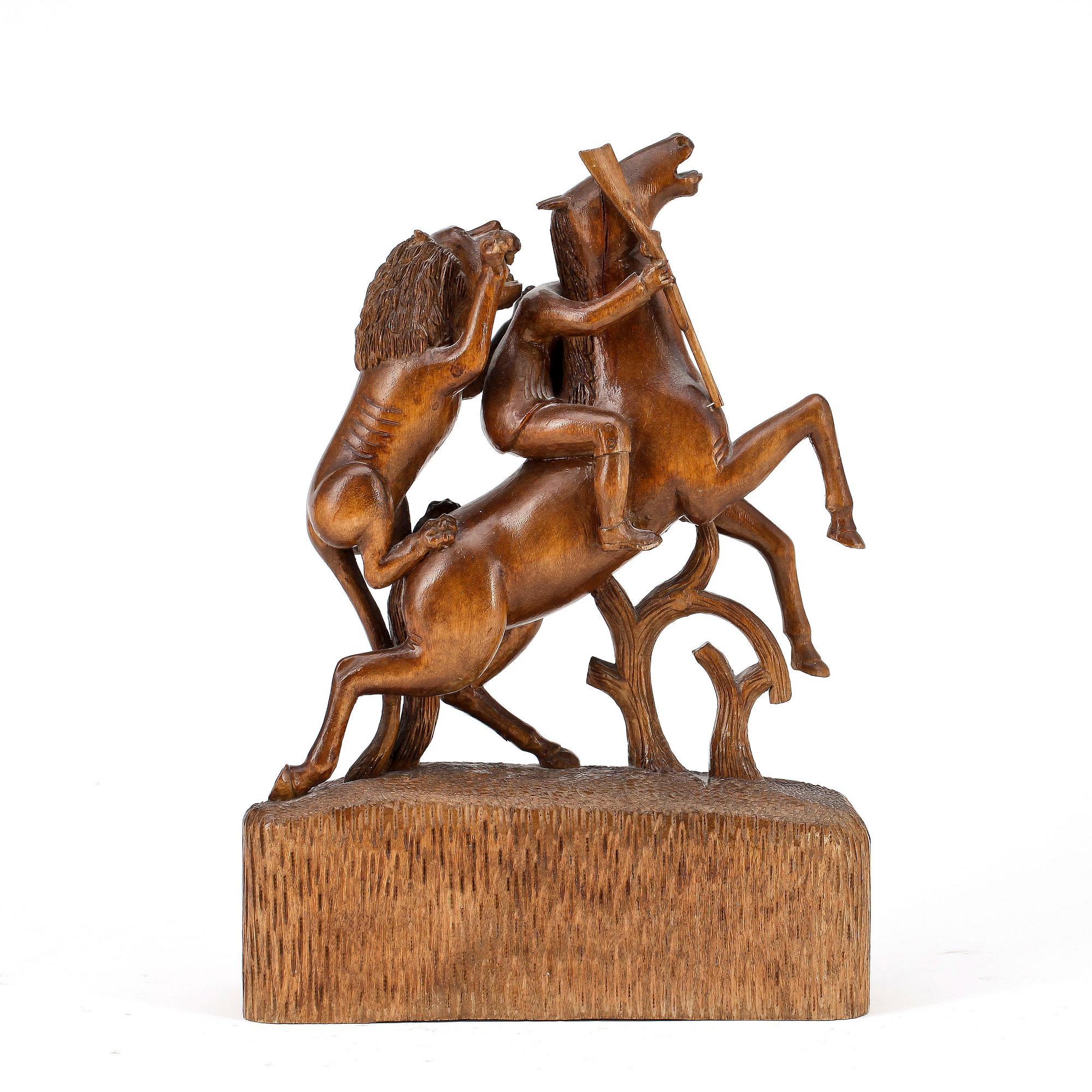 SKULPTUR, trä, Sverige, 1900-tal.