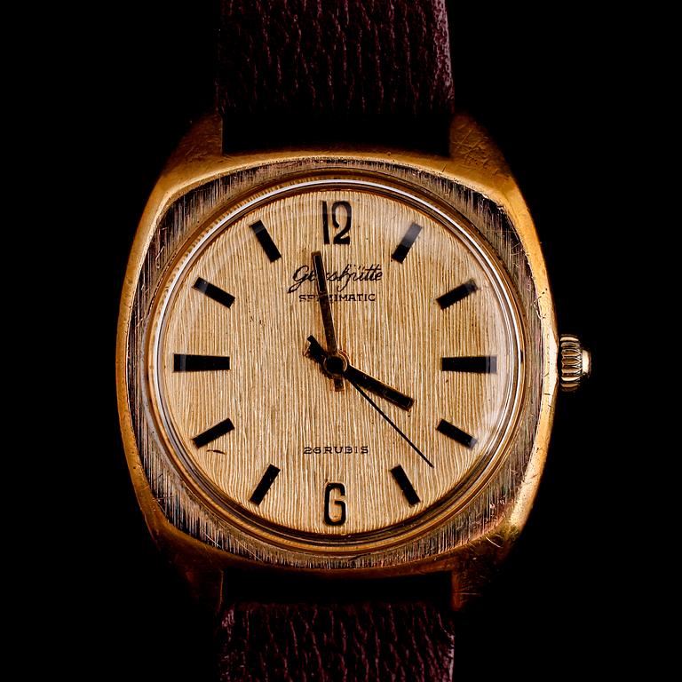 ARMBANDSUR, Glashütte, Spezimatic 28 rubis, 1960-/70-tal.