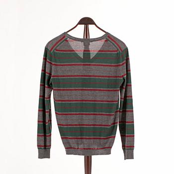 GUCCI, a men´s striped cashmere sweater, size M.