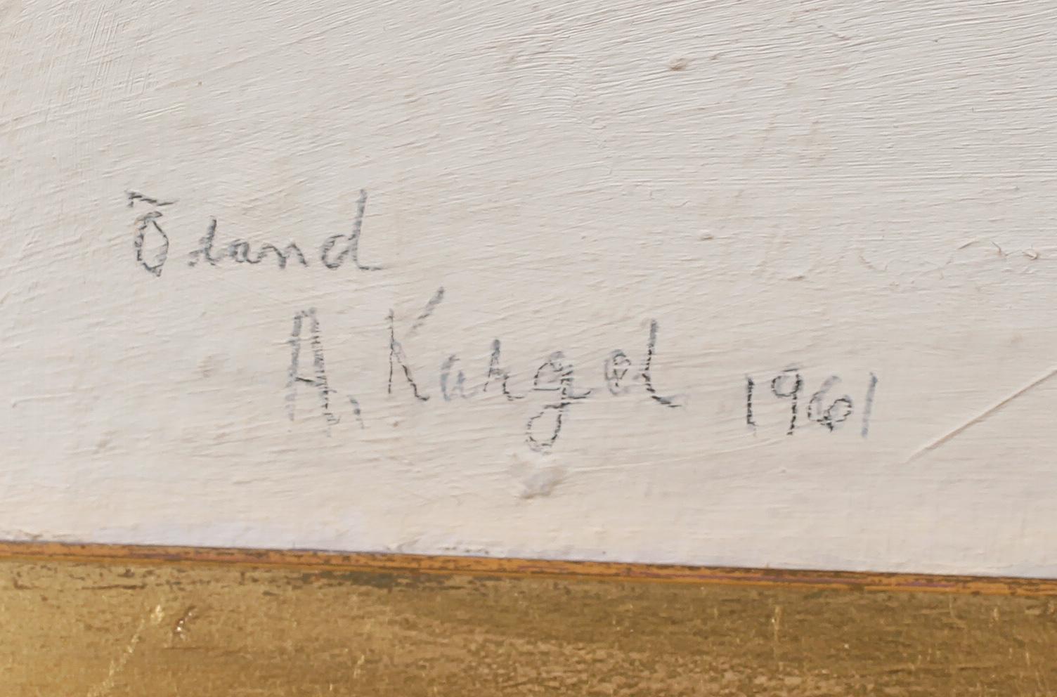 AXEL KARGEL, olja på duk, signerad och daterad 1961.