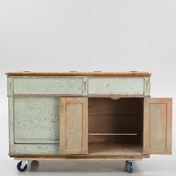 Arbetsbänk, omkring 1900.