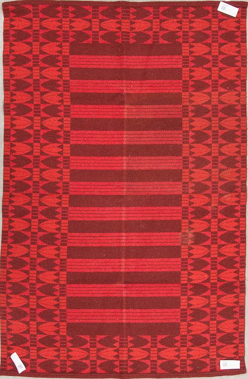 MATTA, rölakan, dubbelsidig, 1900-talets mitt, ca 200 x 128 cm.