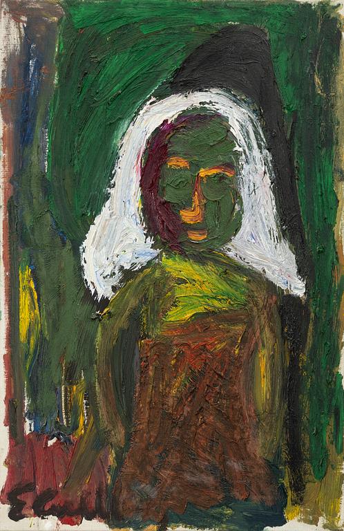 Erland Cullberg, Figure against green.