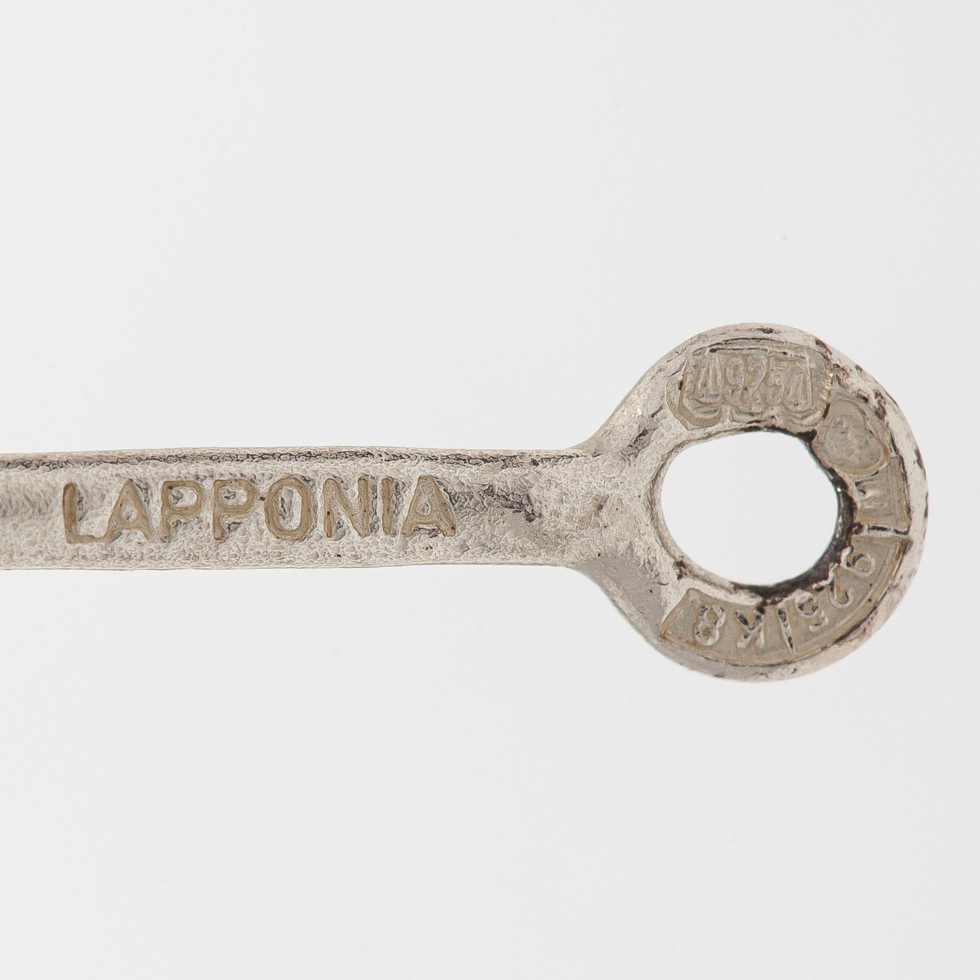 Zoltan Popovits, halsband, sterlingsilver och ebenholts, Lapponia 1987.