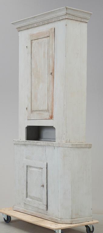 SKÅP, allmoge, gustaviansk stil, 1800-tal.