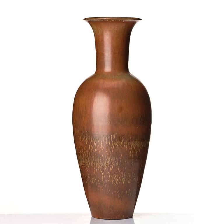 Gunnar Nylund, a mid 20th century stoneware floor vase, Rörstrand, Sweden.