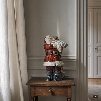 José Santaeulalia, figurine, "Santa, I've Been Good!", Lladró, Spain.