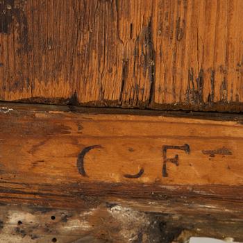 A Gustavian mirror by Carl Gustaf Fyrwald, active in Stockholm 1750-1825.