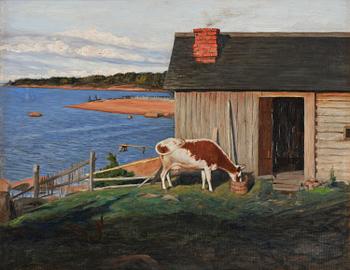 751. Hugo Simberg, "Landscape from Niemenlautta".