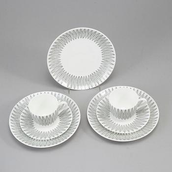 A 21 pcs 'Salix' coffee service by Stig Lindberg for Gustavsberg.
