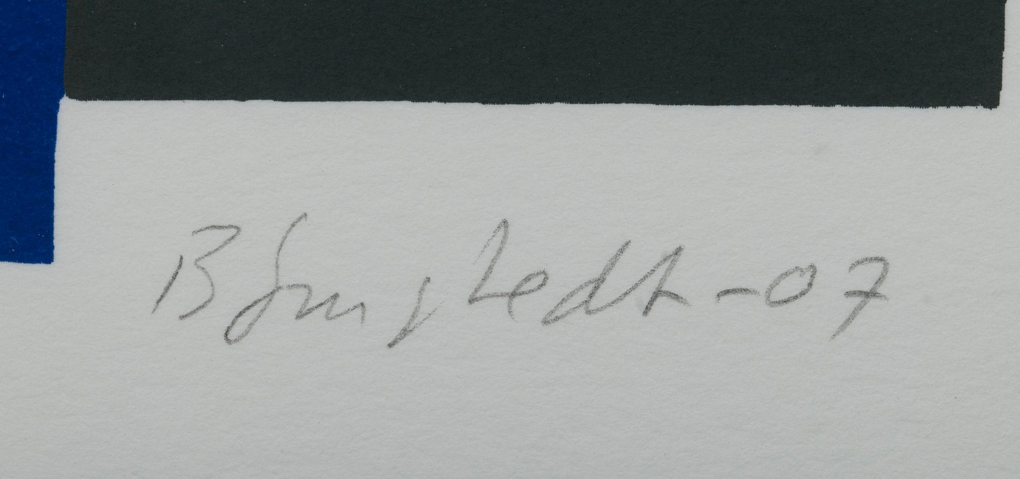 JUHANA BLOMSTEDT, serigrafi, signerad och daterad -07, numrerad 40/100.