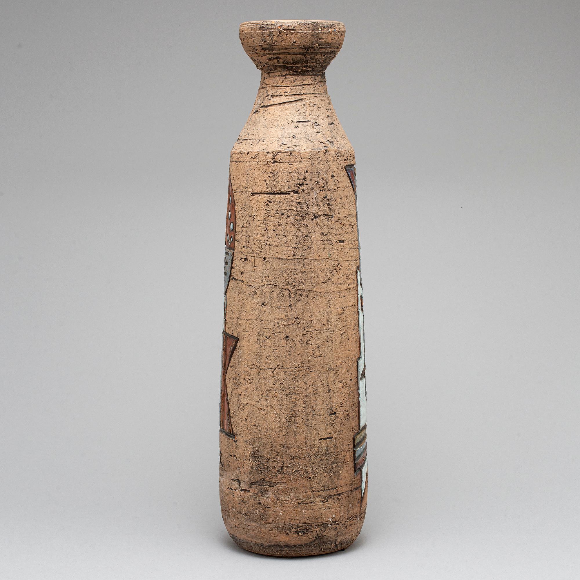 MARIAN ZAWADZKI, a large ceramic vase from Tilgmans, signed.