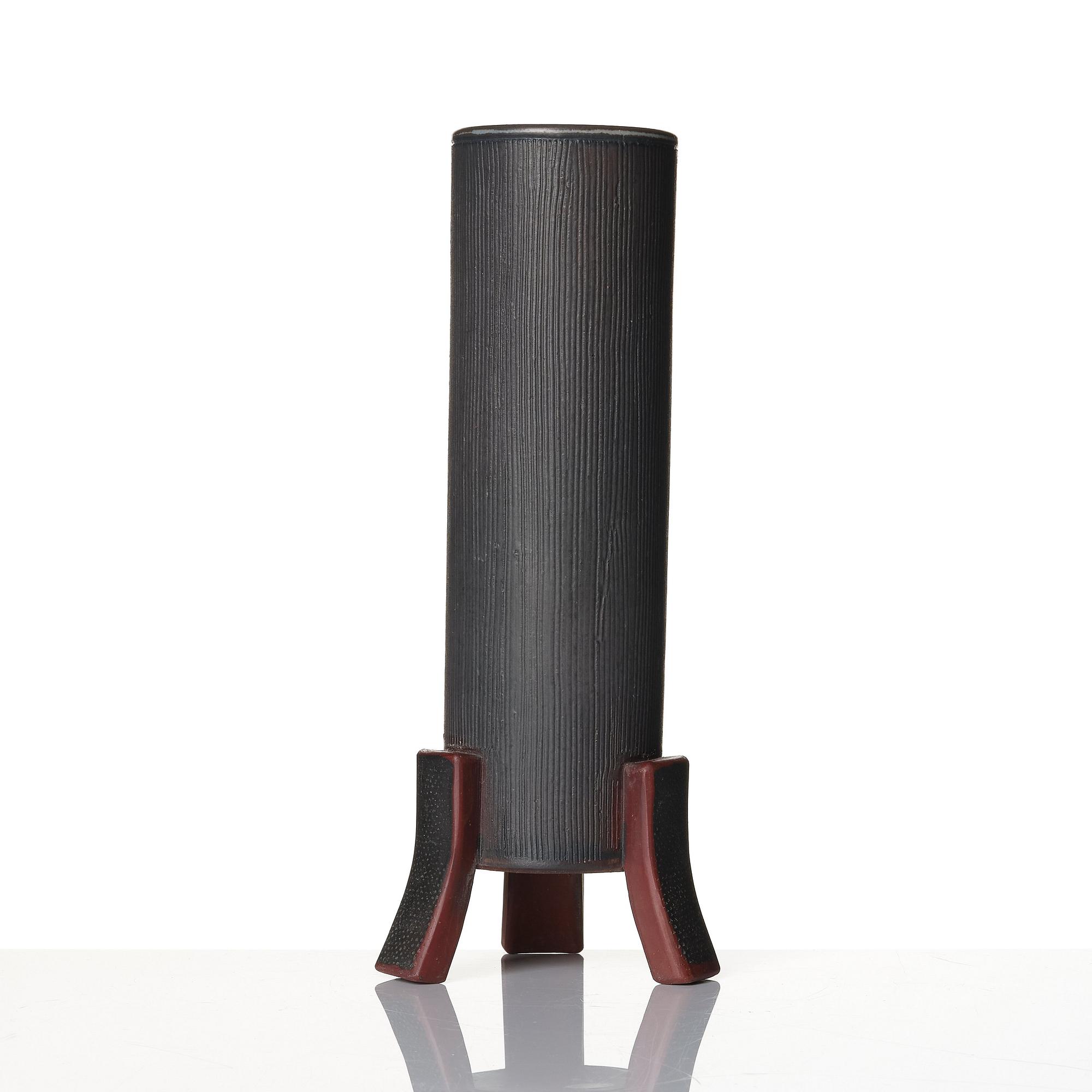 Wilhelm Kåge, a "Farsta" stoneware vase, Gustavsberg studio, Sweden 1957.