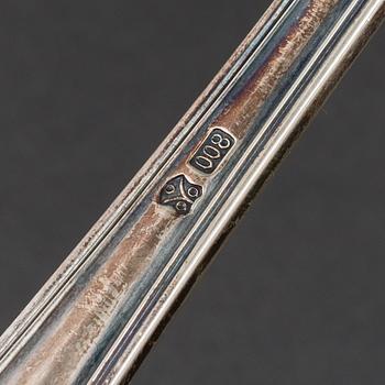 A 64-piece silver flat ware service.