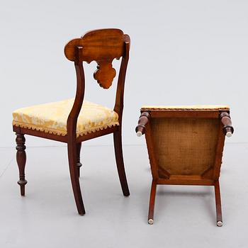 STOLAR, 1 par, senempire, 1800-talets mitt.