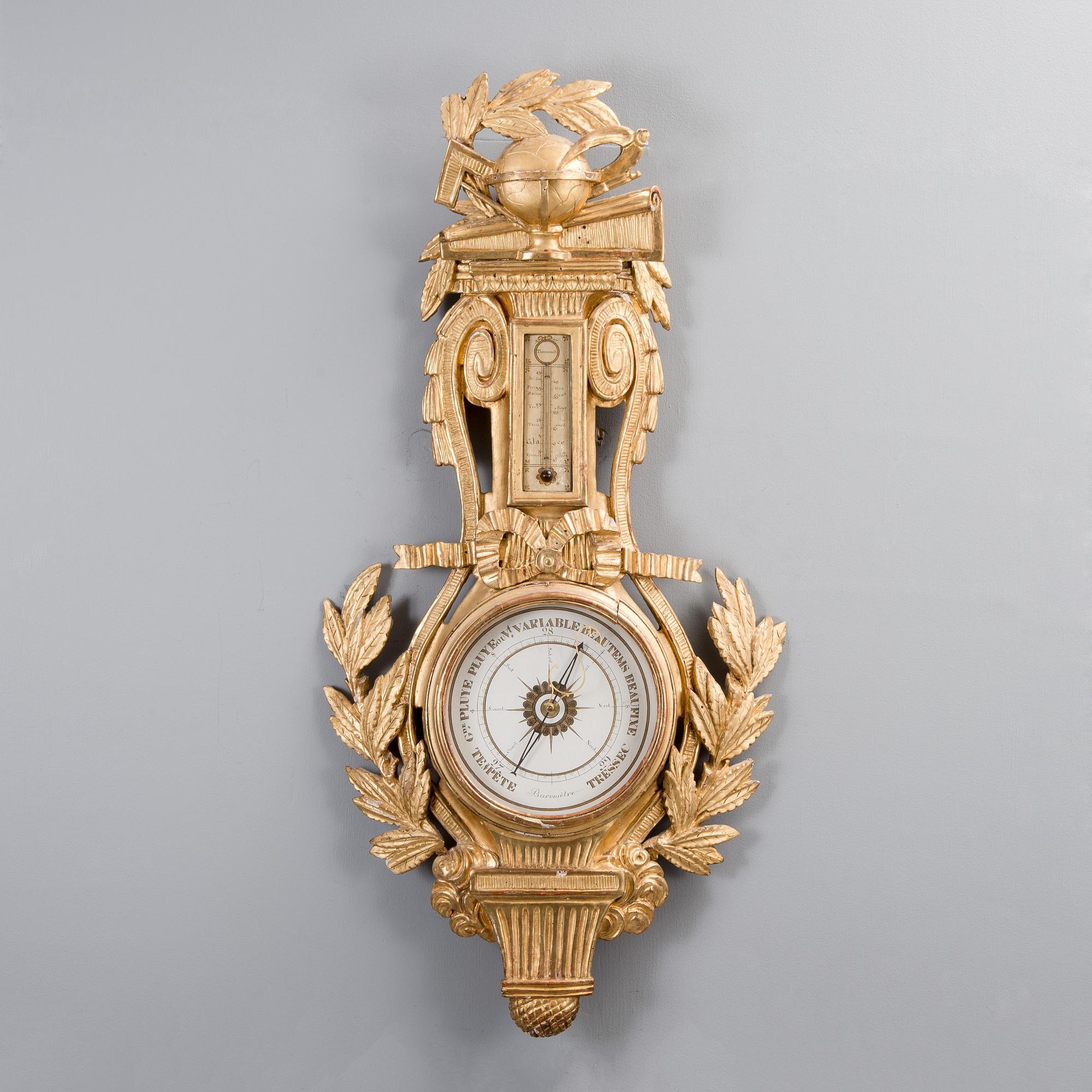 BAROMETER, France 18th century, neoclassical.