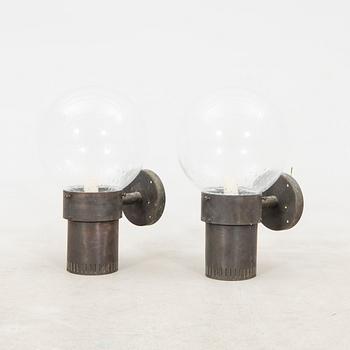 Anders Pehrson, a pair of wall lamps/outdoor lighting "King" from the late 20th century.