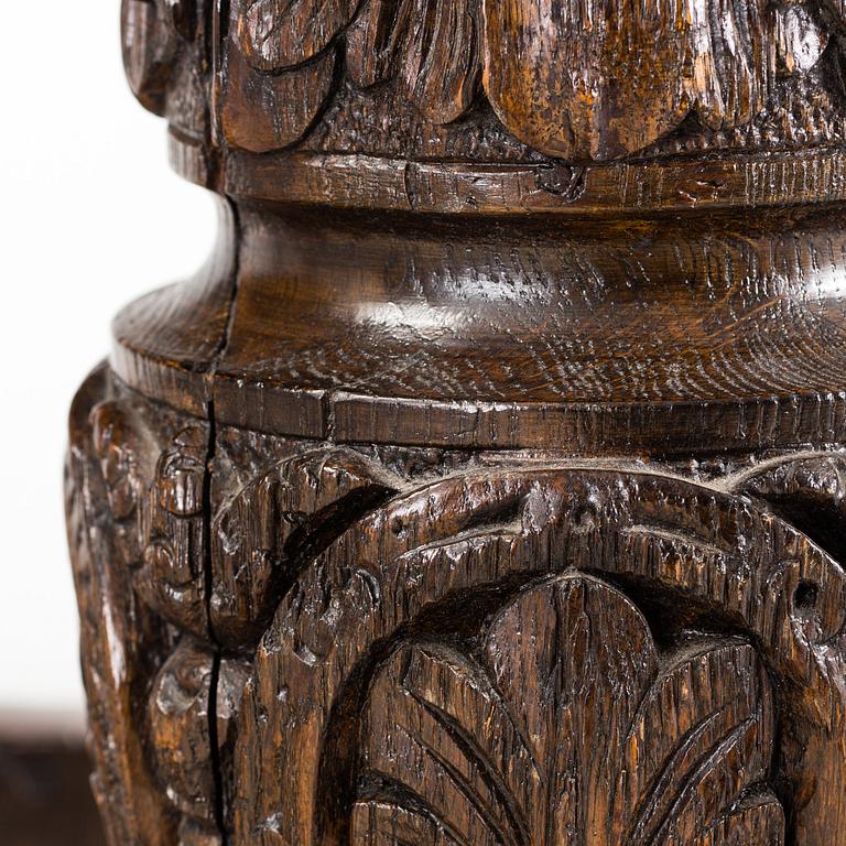 A library table, Baroque-style, 1900s.