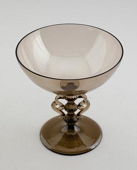 SKÅL PÅ FOT, glas, "Vingarna", Simon Gate, Sandvik, omkring, 1920.