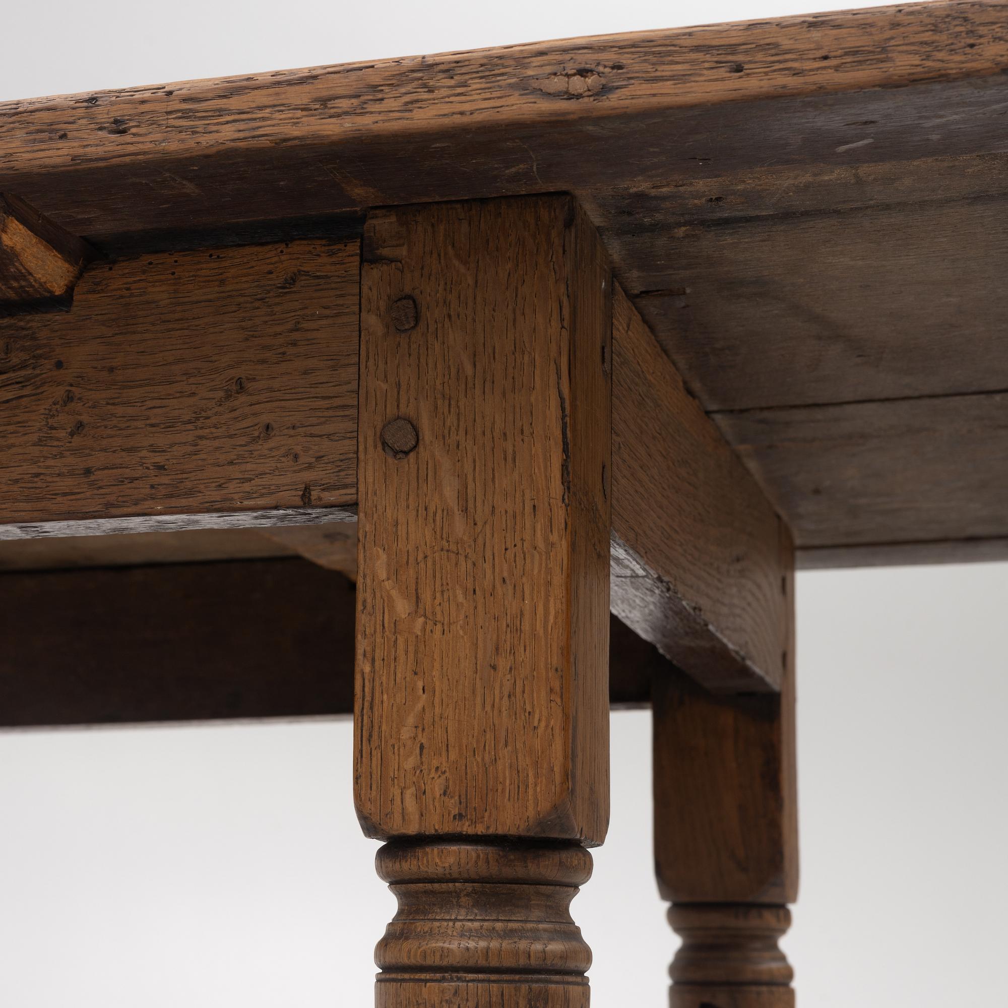 A Baroque table, first half of the 18th Century.