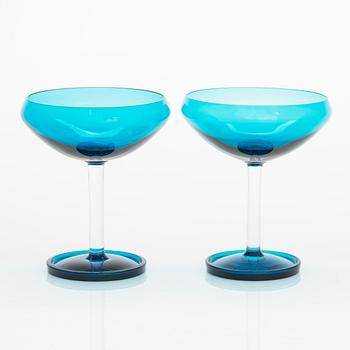 Nanny Still, glasservis, "Harlekin", 12 delar, Riihimäen Lasi Oy.