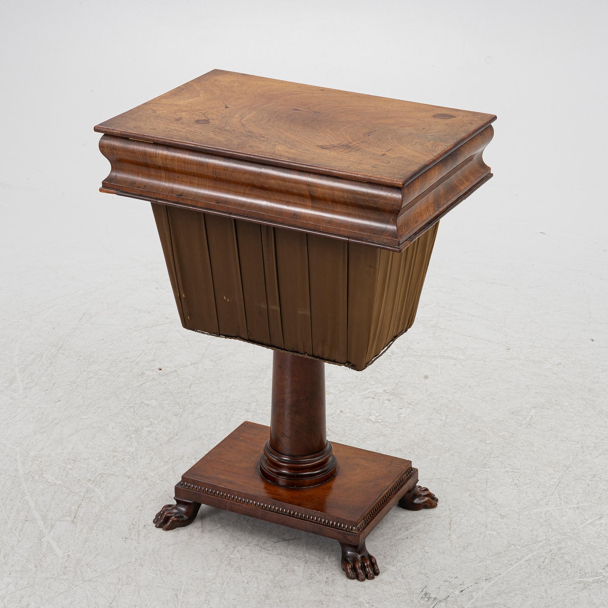 A side table, late Empire, mid-19th century.