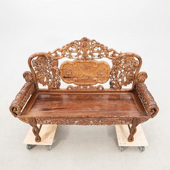 Soffa, hardwood, Kina, 1900-talets första hälft.
