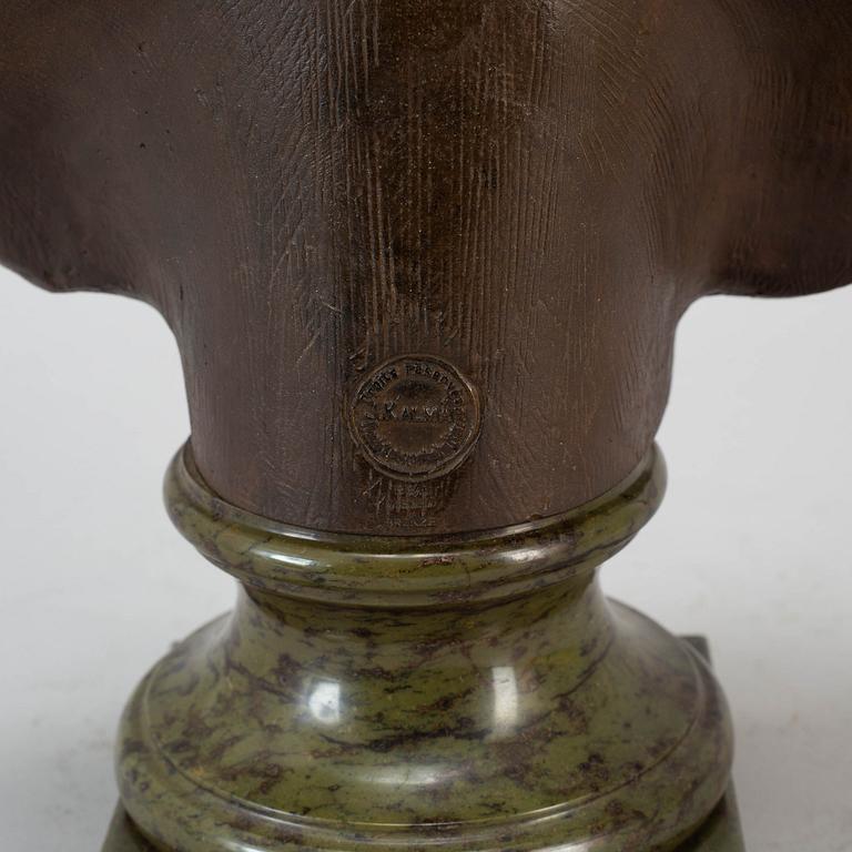 S. ALLEGRO, skulptur, brons, signerad.