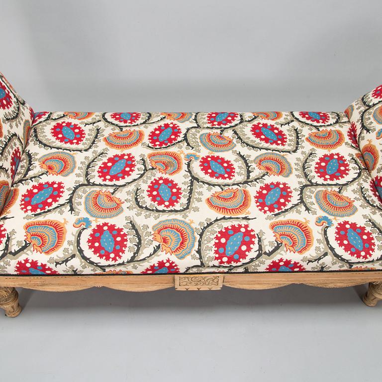 A chaise longue from later half of the 19th century.