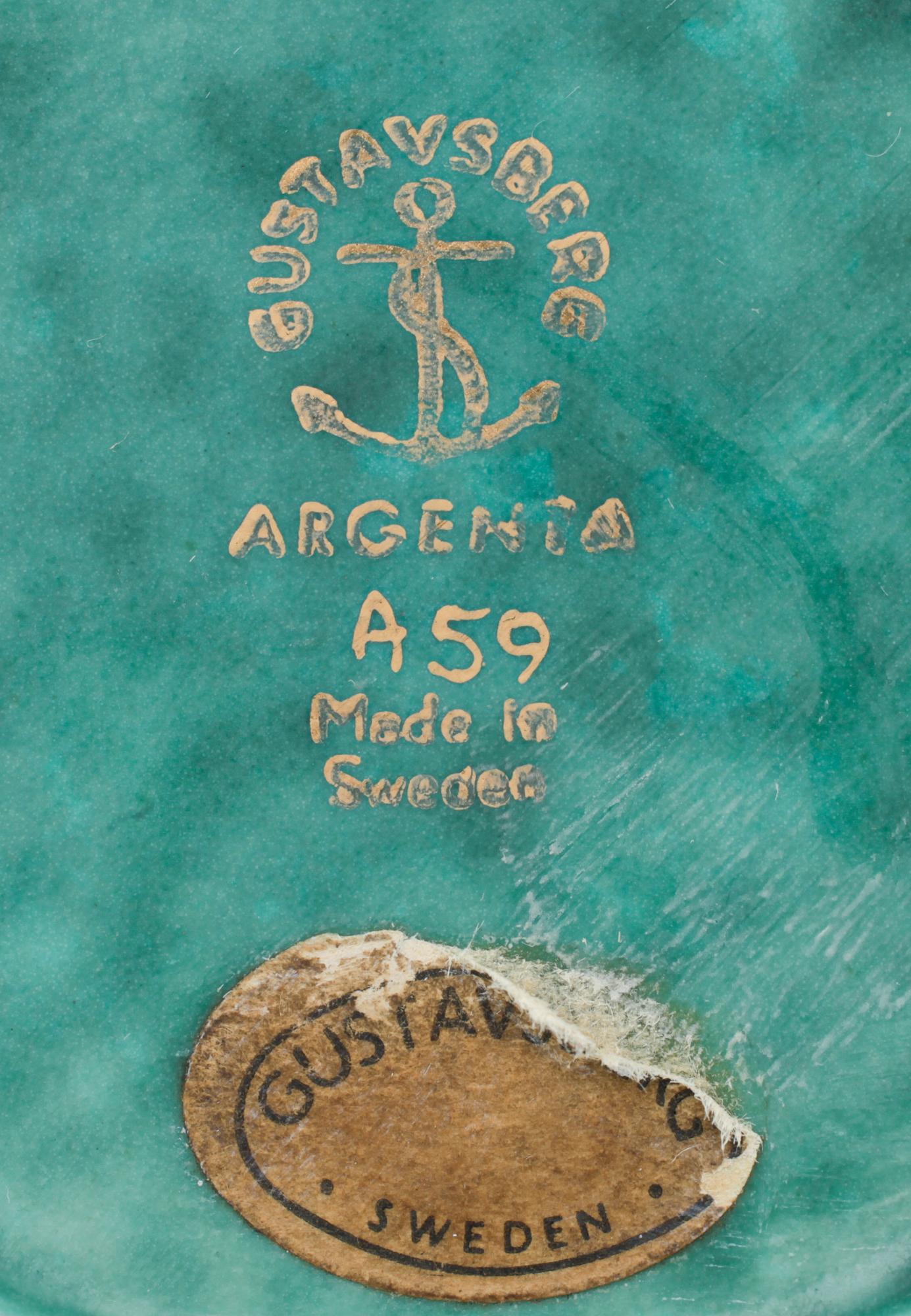 KERAMIK, 4 delar, "Argenta", Wilhelm Kåge, Gustavsberg.