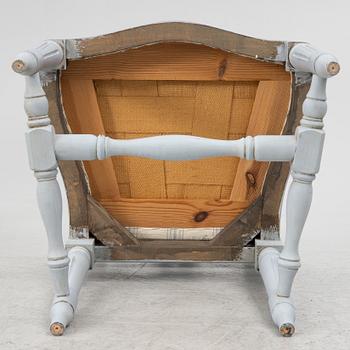 Stolar, 8, st gustaviansk stil, 1900-tal.