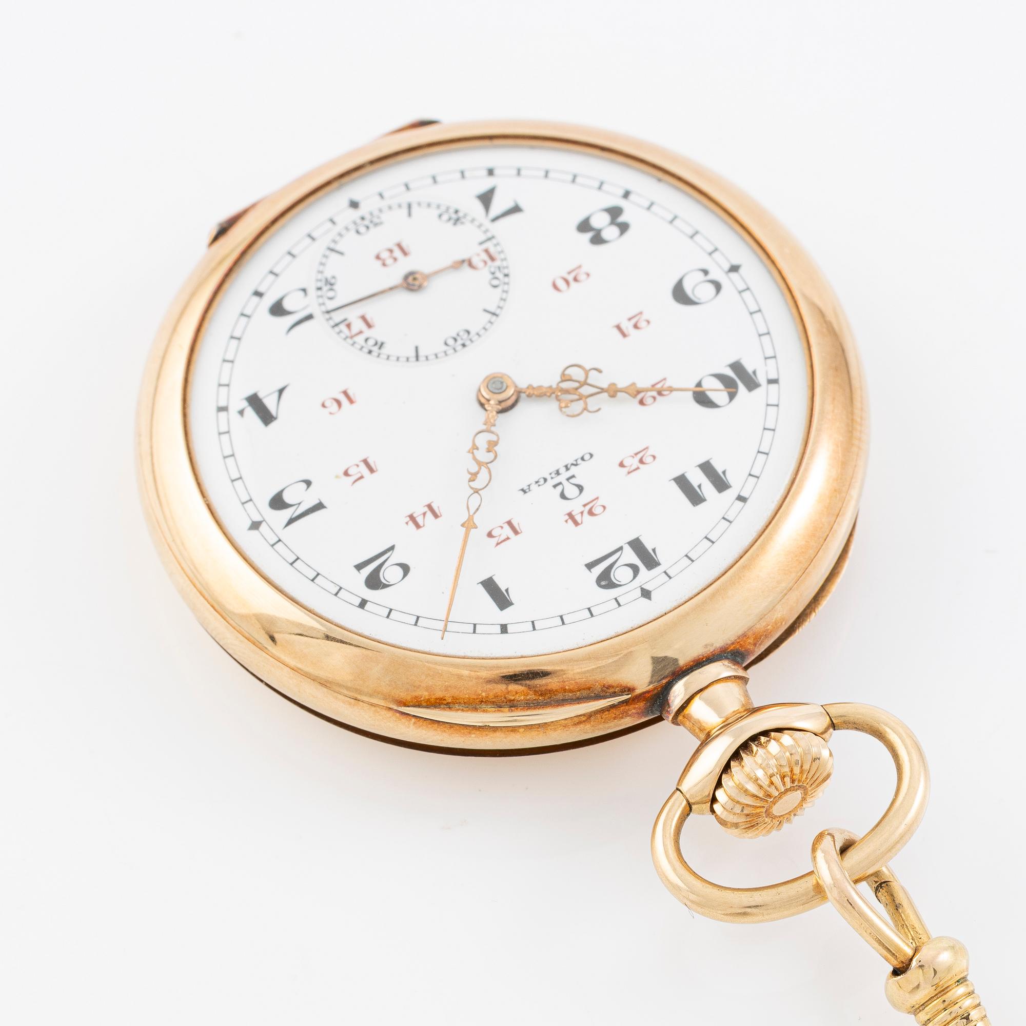 Omega, pocket watch, 51 mm.