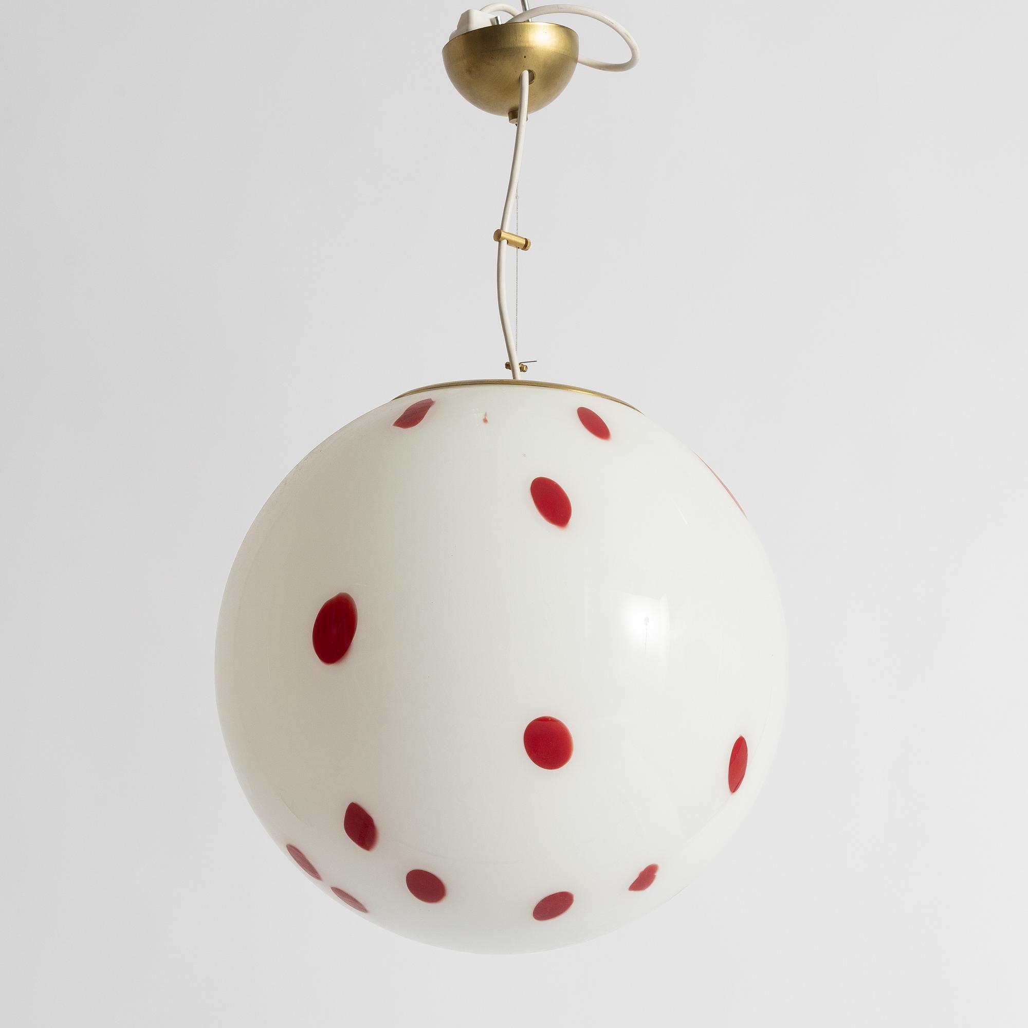 Ceiling lamp, Murano, Italy.