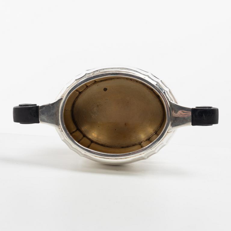 Coffee service, 5 pieces, silver, Hermann Walter, Germany, first half of the 20th century.