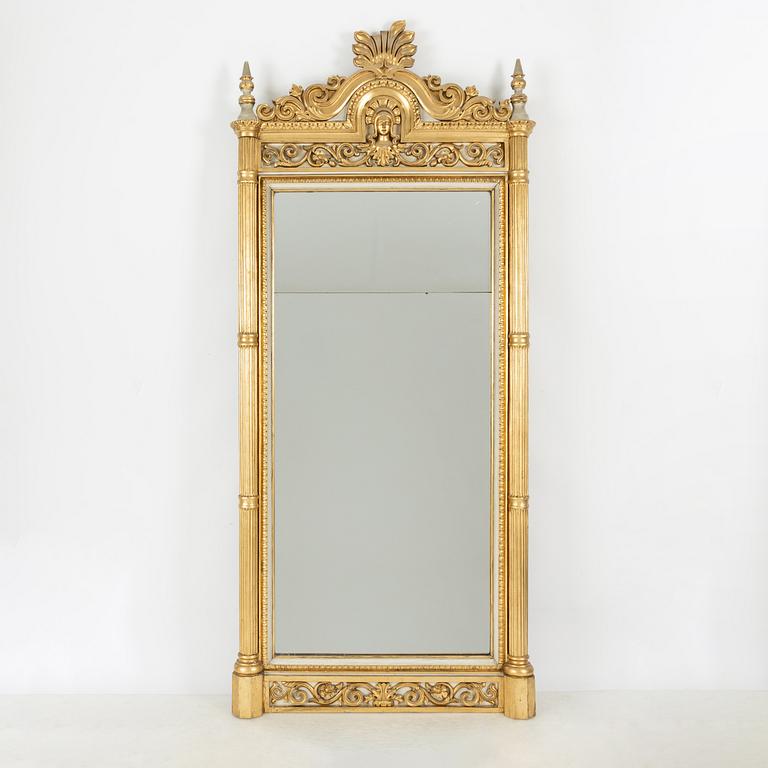 Spegel, empirestil, 1800-talets andra hälft.