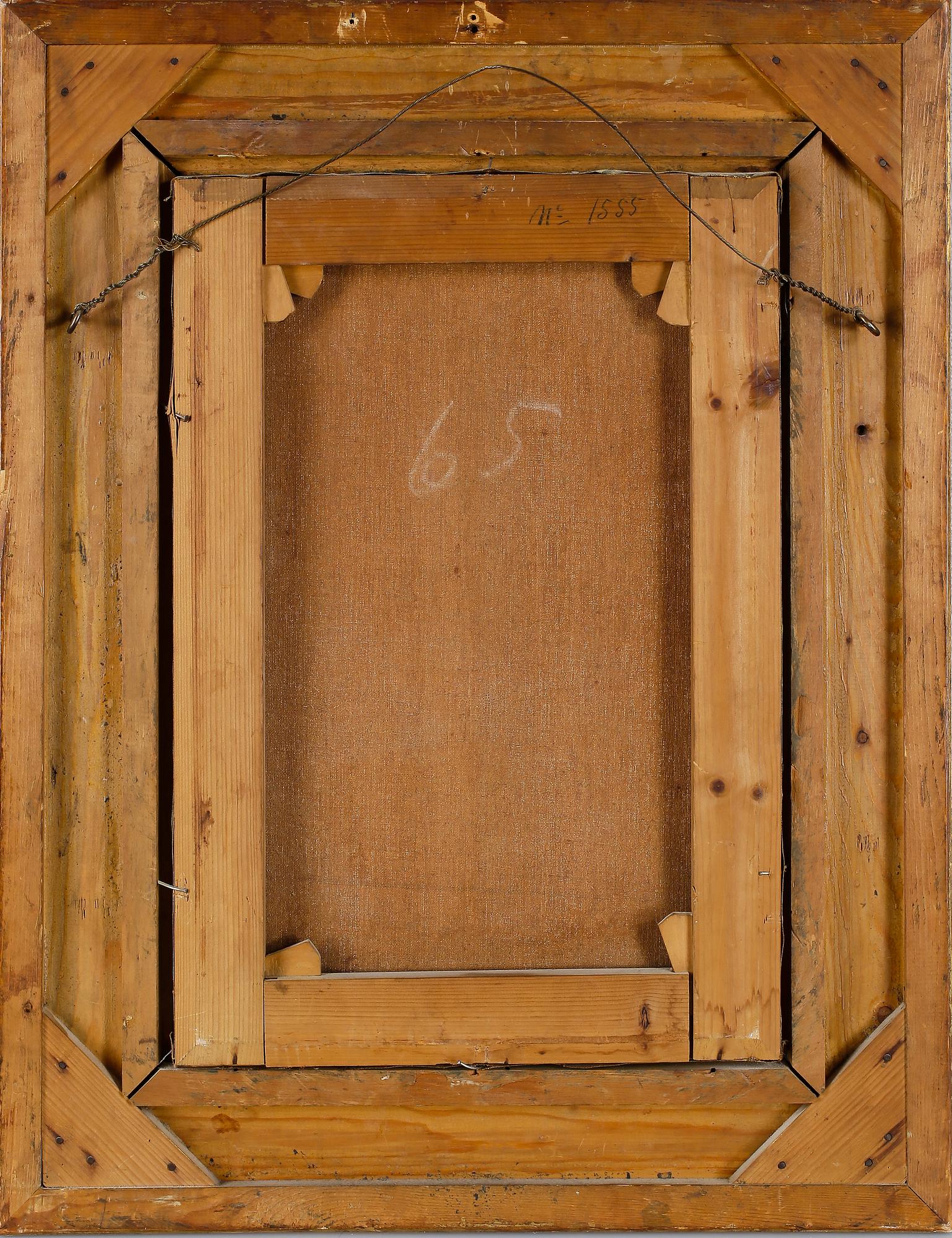 FREDRIK KOLSTØ, olja på duk, signerad.