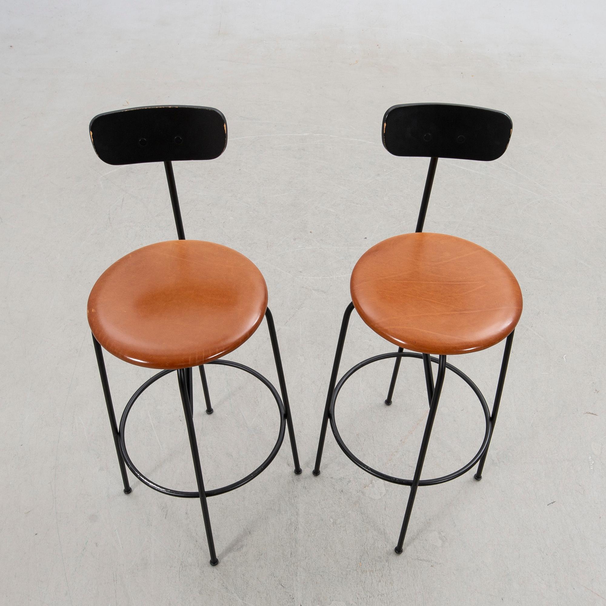 Afteroom, barstolar, ett par, "Counter Chair" Audo, Danmark.