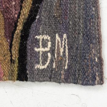 Gobeläng, signerad BM, Polen, ca 123 x 97 cm.