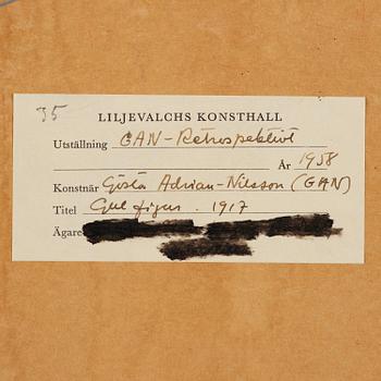 Gösta Adrian-Nilsson, "Gul Figur".