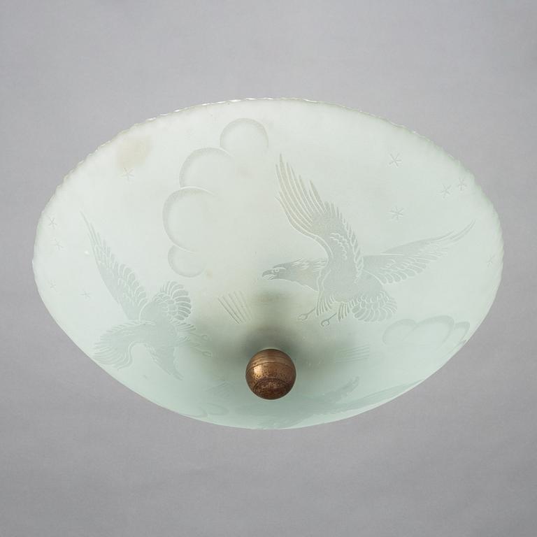 A ceiling lamp, 1930's/40's.