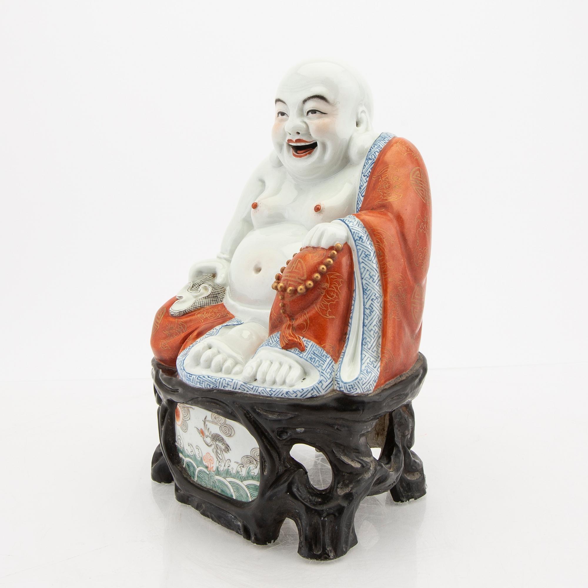 A Chinese seated Budai Republic around 1910/20.