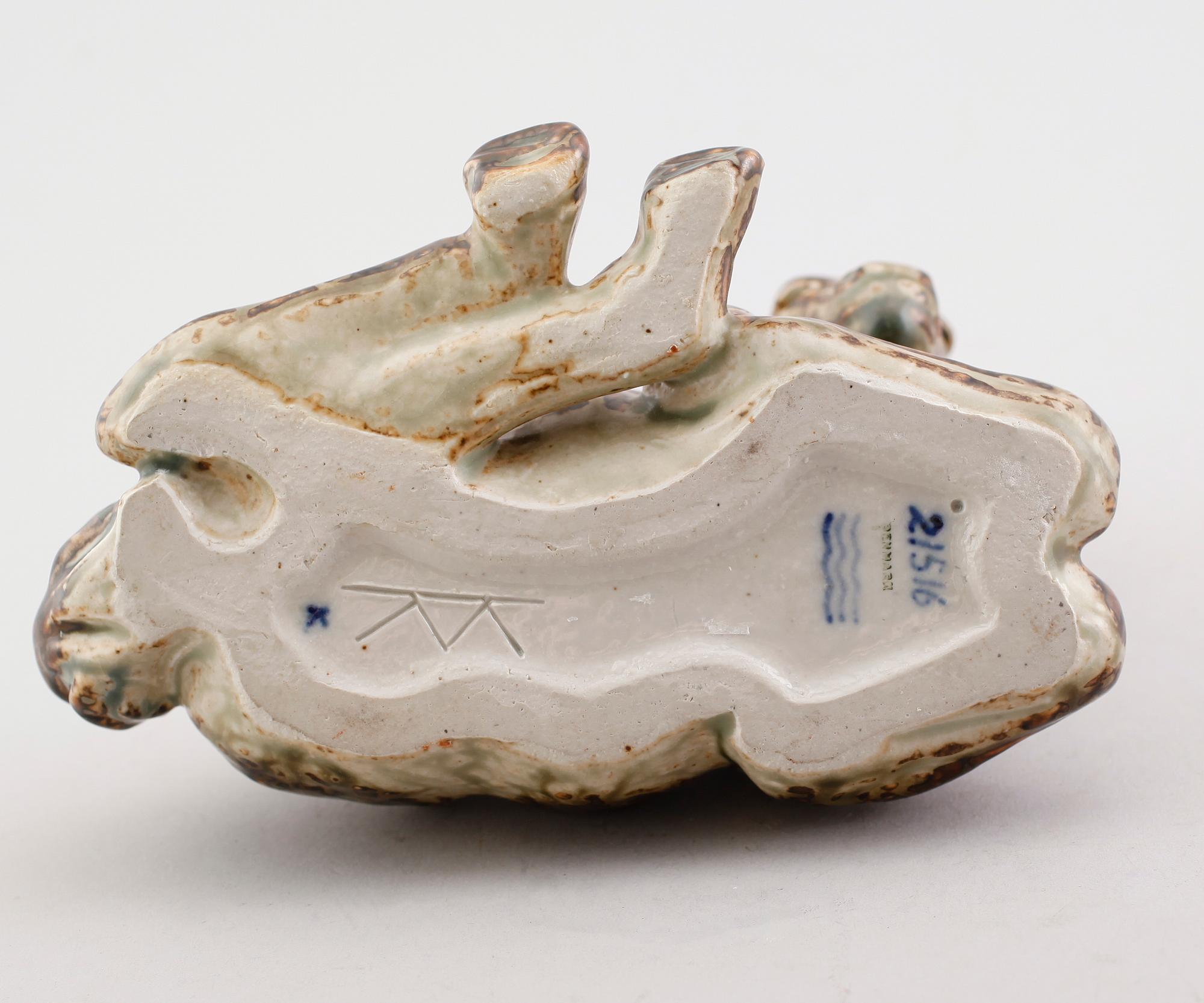 FIGUR, stengods, Knud Kyhn, Royal Copenhagen, Danmark.