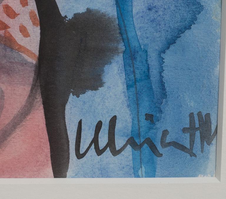 ULRICA HYDMAN-VALLIEN, akvarell, signerad.