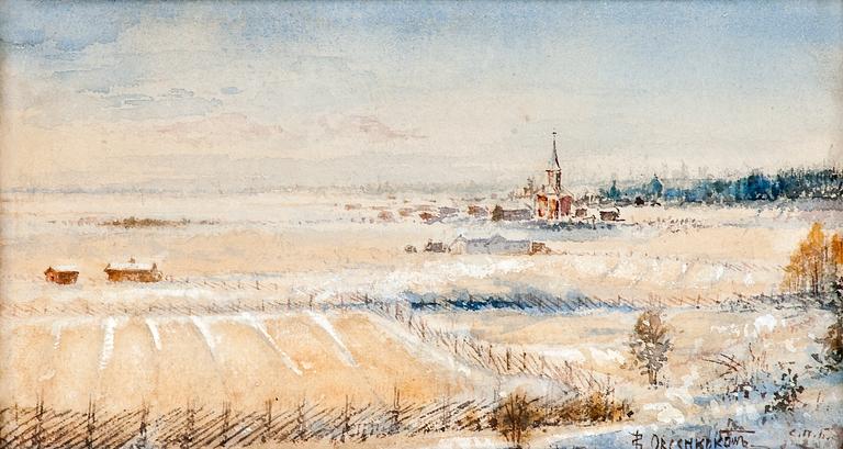 Sergei Osiapovich Ovsyannikov, VIEW FROM OUTSIDE ST. PETERSBURG.