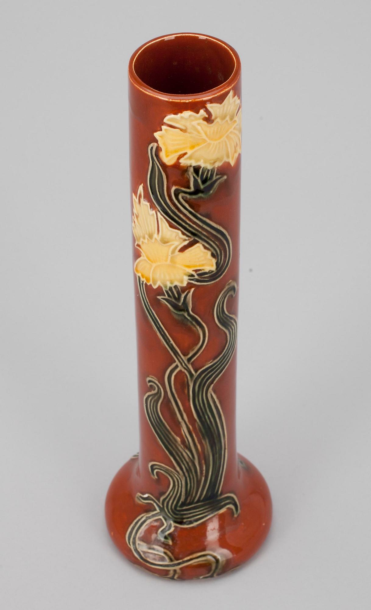 VAS, majolika, Kuznetsov,  Ryssland ca 1900.