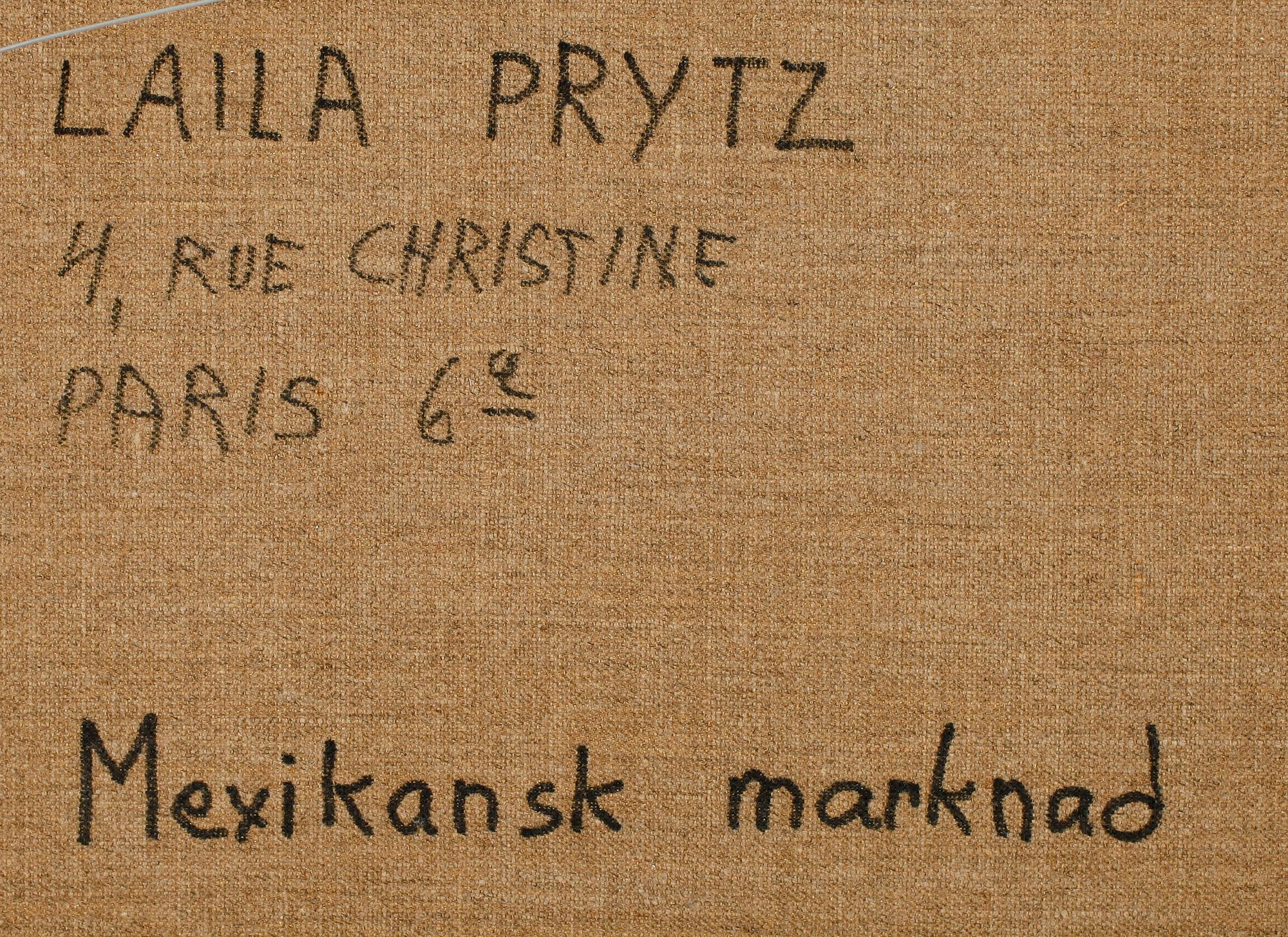 LAILA PRYTZ , olja på duk, signerad.